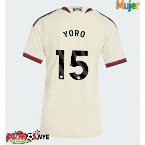 Camiseta Manchester United Leny Yoro #15 Tercera Equipación para mujer 2026-27 manga corta